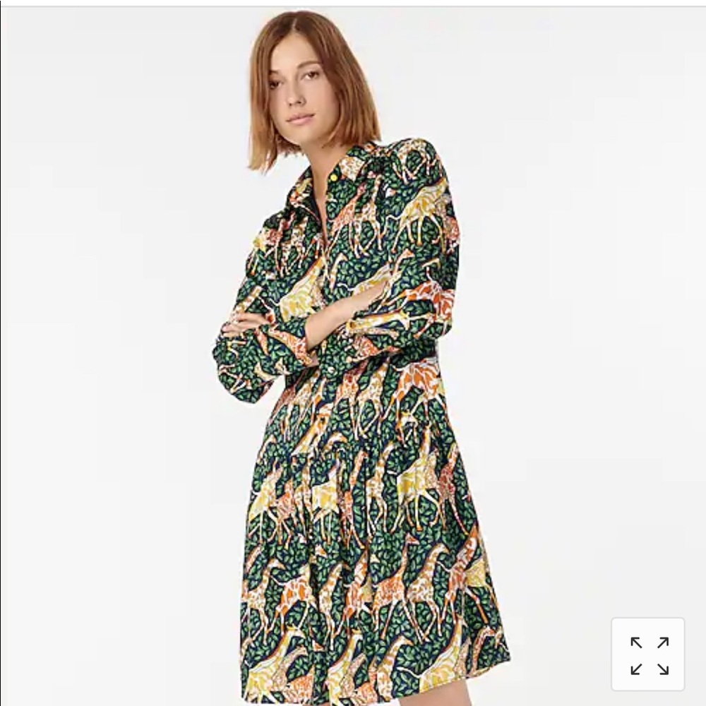 Shirtdress in Giraffes